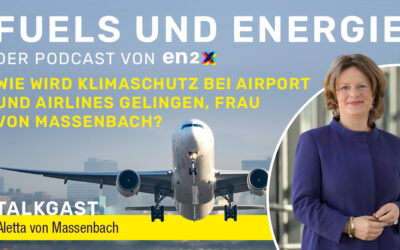 en2x-Podcast Folge 2: Wie wird Klimaschutz bei Airport und Airlines gelingen, Frau von Massenbach?